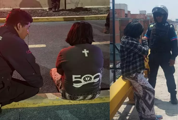 mujer intenta lanzarse puente 11 sur periférico dos veces puebla