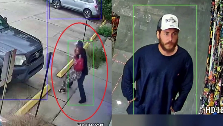 Imágenes de cámara de seguridad de intento de secuestro de Emma Marine en Florida, EU, el 29 de junio de 2025.