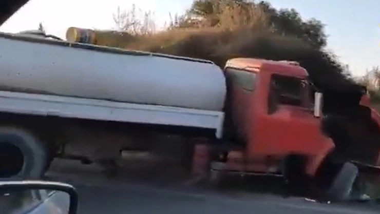 Pipa carretera Tlaxcala-Apizaco HOY 19 de febrero