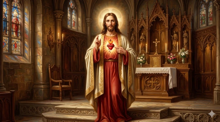 Imagen relacionada al Sagrado Corazón de Jesús.