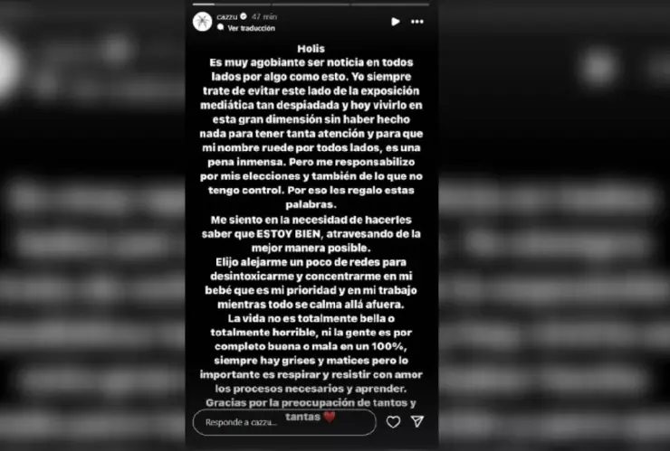 Cazzu habla sobre relación de Christian Nodal y Angela Aguilar
