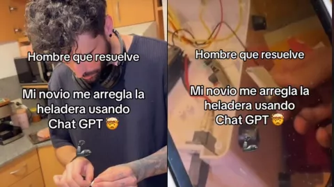 VIDEO | Joven utiliza ChatGPT para reparar su refrigerador: ¿cómo lo hizo?