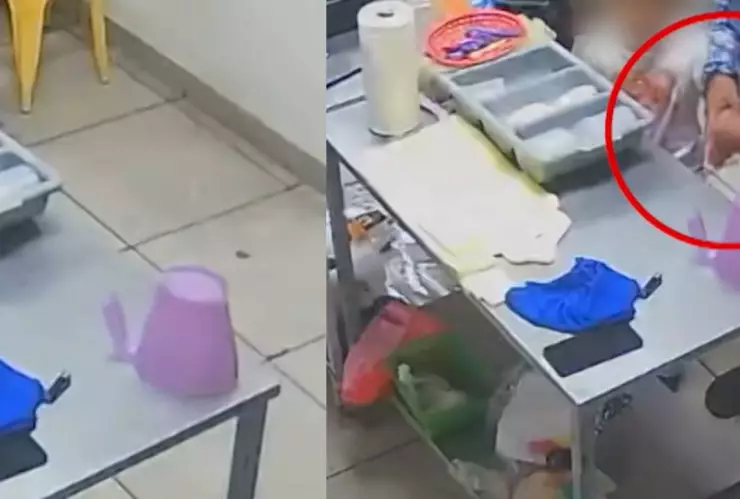 ¡Indignante! Niña participa en robo de dinero a negocio de tamales