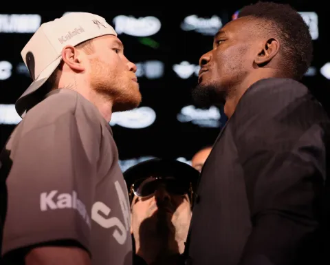 Pesaje de Canelo vs. Mbilli