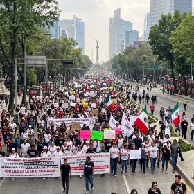 Marchas y movilizaciones que se esperan hoy en la CDMX