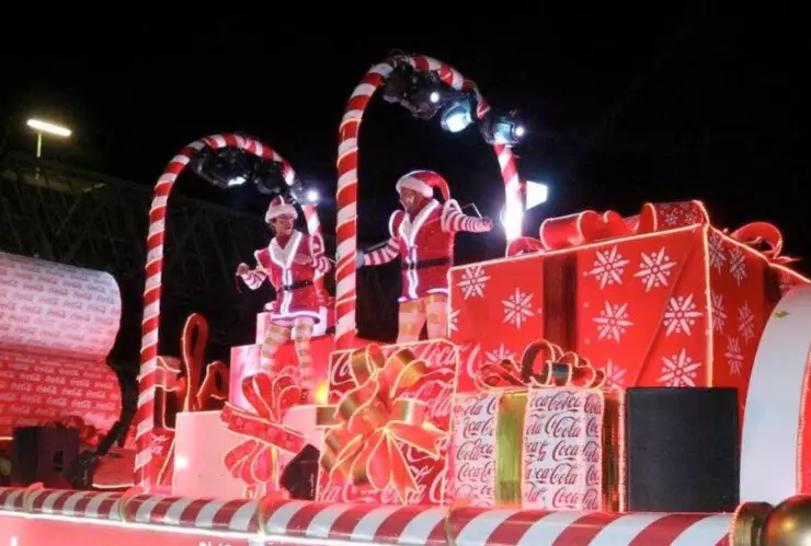 Caravana Coca-Cola en León, Guanajuato