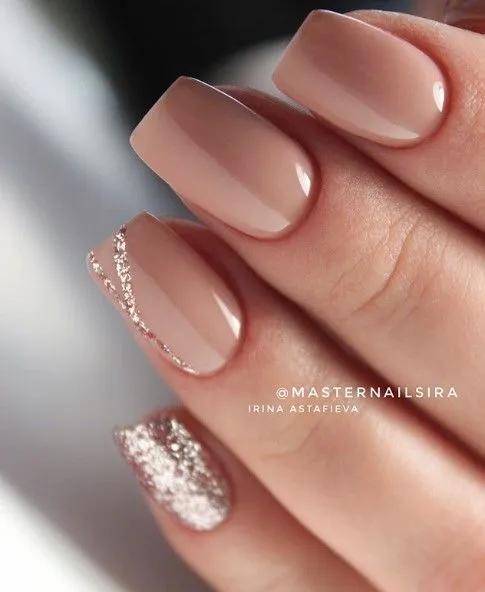 47 diseños de uñas color nude que te harán ver preciosa y elegante: se usan en cortas o largas