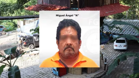Miguel Ángel “N”, alias “El Zorro”, culpable de la desaparición de dos personas encontradas en su jardín.