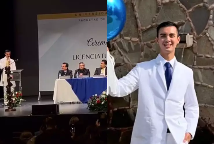 Graduado de Medicina conmueve con su discurso