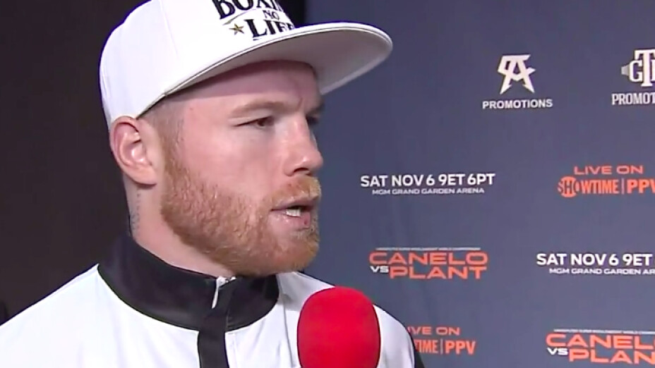 Canelo Plant conferencia de prensa box azteca