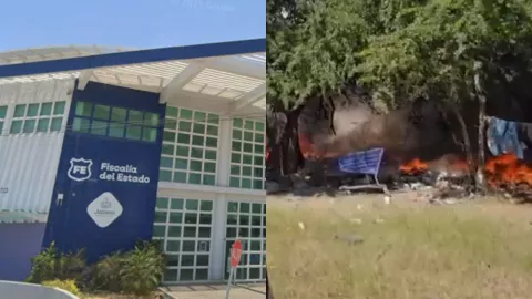 ÚLTIMA HORA | Evacuación de las instalaciones de la Fiscalía de Jalisco ante un fuerte incendio HOY