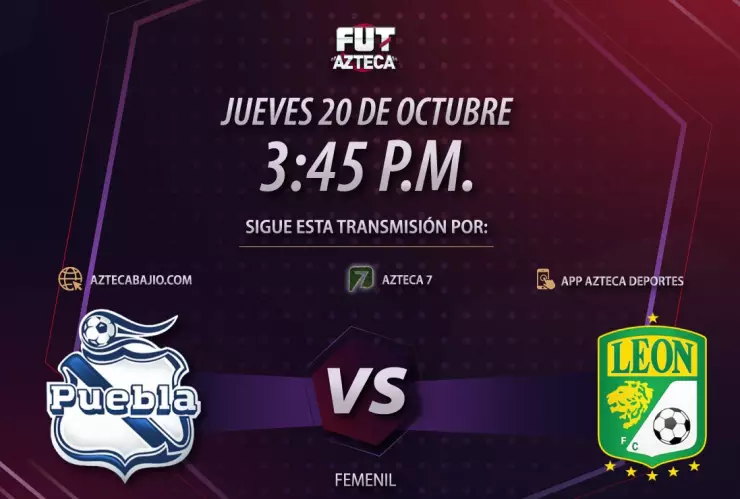 Puebla vs León Femenil