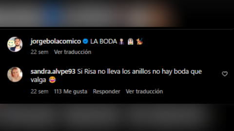 Jorge Bolaños recibió la sugerencia de una fan