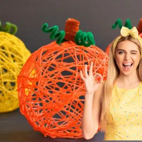 5 manualidades para reutilizar las bolas de estambre y hacer adornos para Halloween