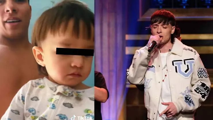 Tío le hace corte de Peso Pluma a su sobrino y se hace VIRAL