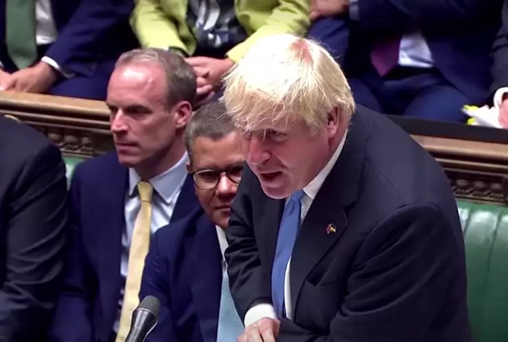 “Hasta la vista, baby”, la despedida de Boris Johnson del Parlamento