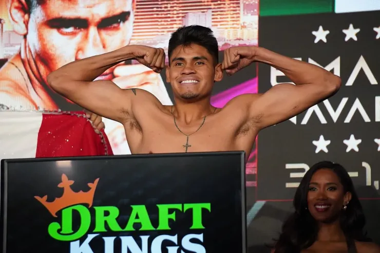Vaquero Navarrete Robson Conceicao pesaje Las Vegas