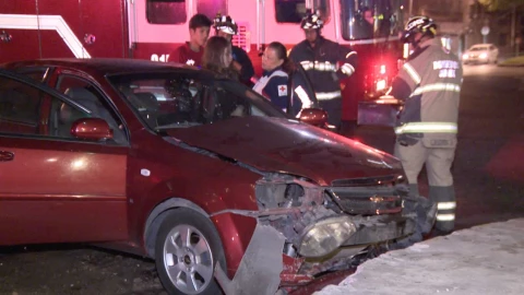 Choque mujeres Metro Chapultepec 1
