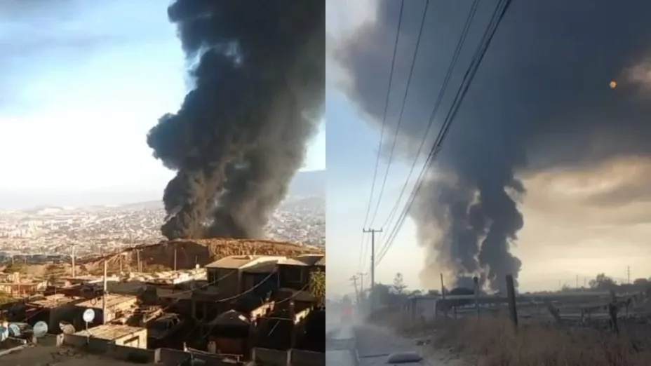 Incendio en Terrazas del Valle
