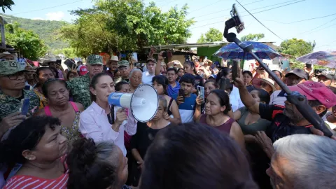 Damnificados en Veracruz tras lluvias.