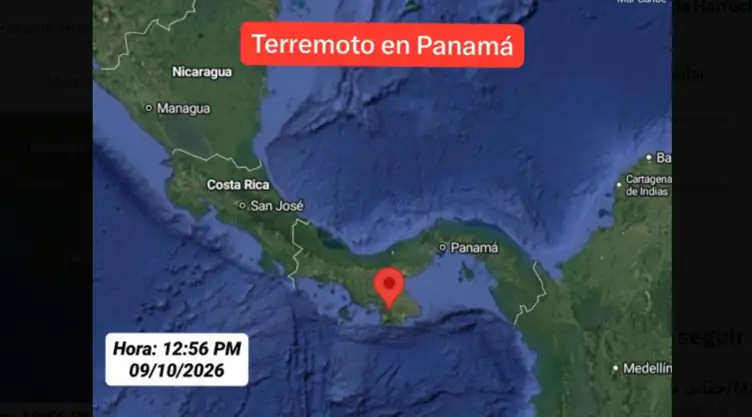 Terremoto en Panamá.