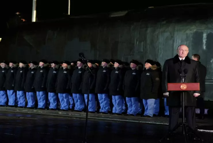 Inauguración del submarino nuclear ruso “Perm”, equipado con misiles hipersónicos Zircon.