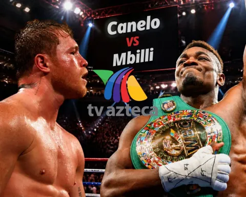 canelo mbilli tv azteca transmision