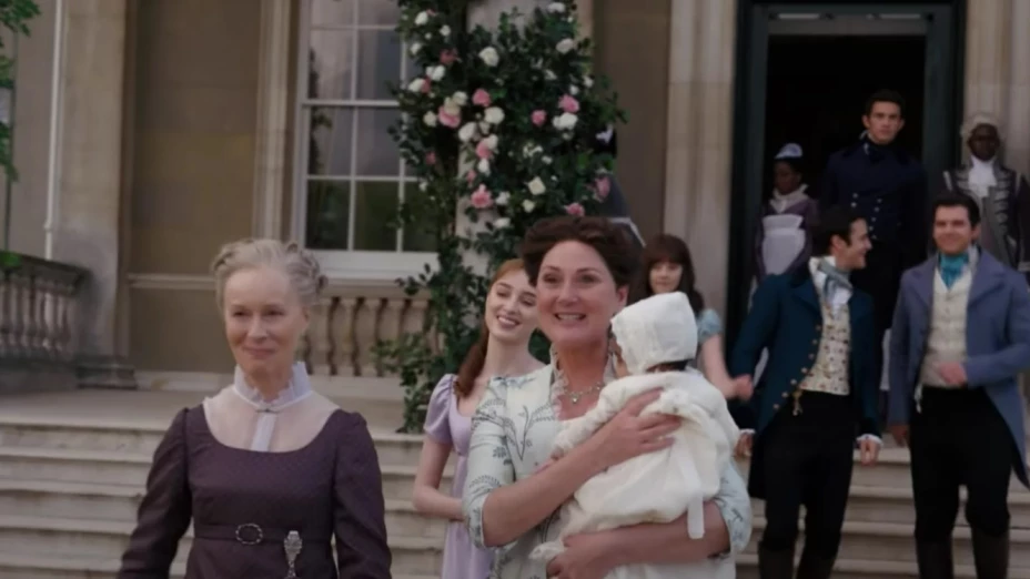Así se ve el bebé de Daphne y Simon en Bridgerton para la temporada 3
