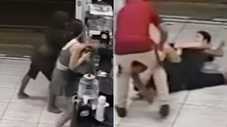 VIDEO Mujer se defiende de asalto e inmoviliza al hombre hasta que llega la policía en Costa Rica