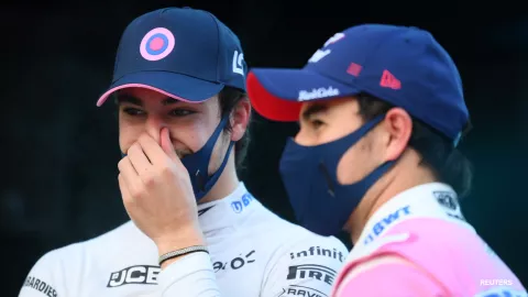 Sergio Pérez y Lance Stroll