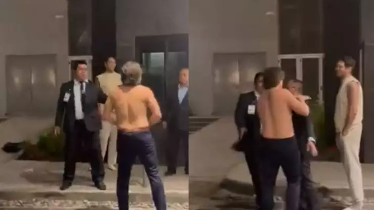 Dos hombres pelean en valle poniente