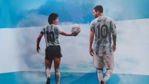 Messi no quiere seguir los pasos de Maradona cuando deje el fútbol