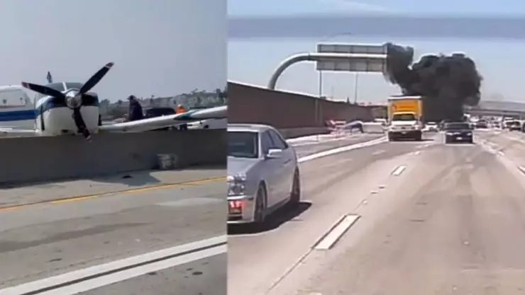 Avión se estrella en el freeway.jpg