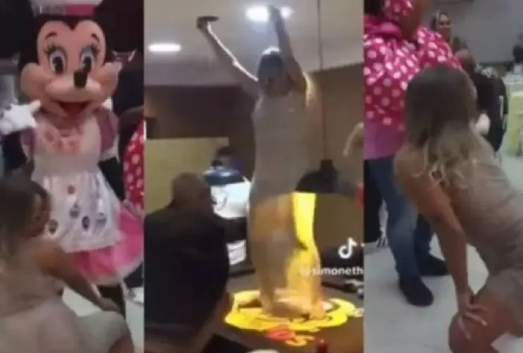 VIDEO Madre que perrea en fiesta infantil EXPLOTA ante las críticas