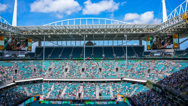 El Hard Rock Stadium.