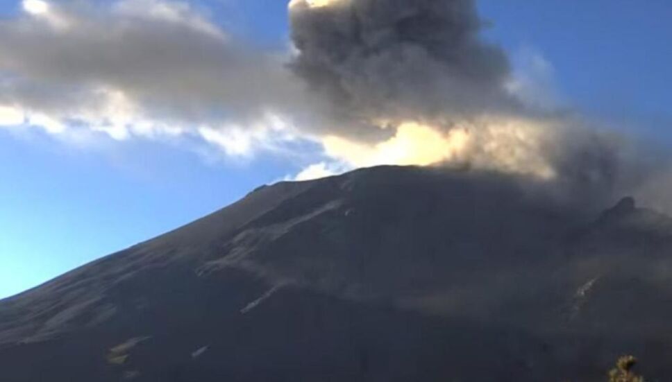 popocatepetl 14 enero 2023 fumarola