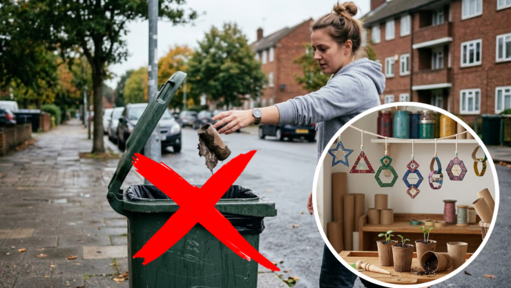 No tires los rollos de papel mojados, son un tesoro: cómo reutilizarlo para crear bonitas manualidades