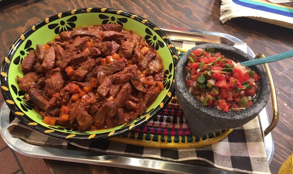 carne enchilada Cocineros Mexicanos