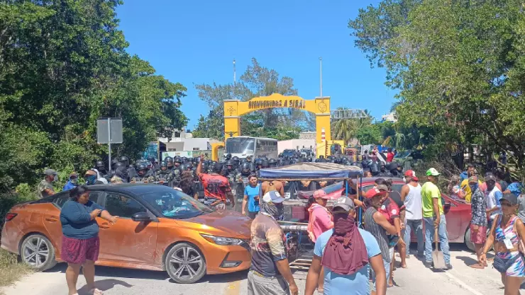 Movilización policiaca en Sisal_ ¿Qué dijeron las autoridades al respecto