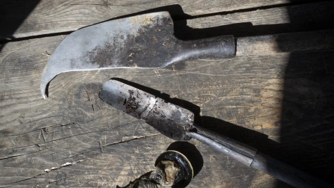 Para raspar el aguamiel