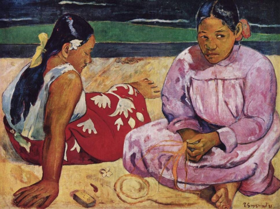obras de paul gauguin mujeres tahitiana