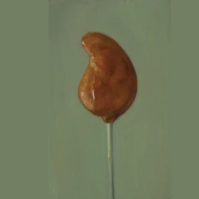 Juan Carlos del Valle, Paleta III, óleo sobre tela, 16 x 10 cm