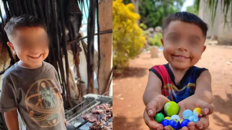 Él es Angelito El _Niño Mayero_ que se ha vuelto viral en TikTok por hablar en Maya.