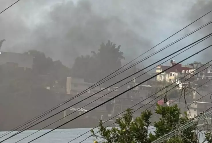 Incendio en Xalapa
