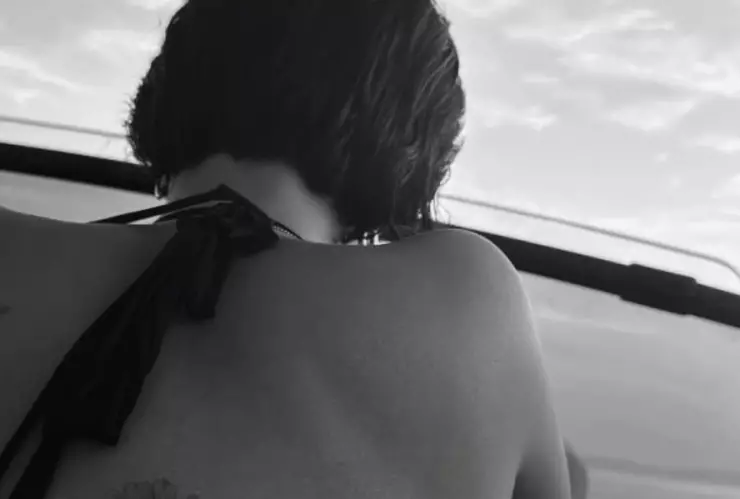 Christian Nodal subió esta foto a su historia