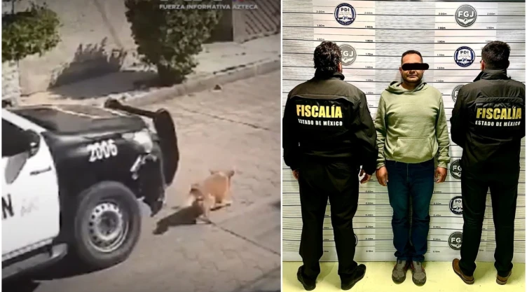 Policia de Chimalhuacán detenido atropello a perrito peluche