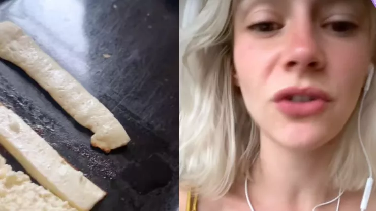 Influencer francesa se rinde ante el sabor del queso panela | VIDEO