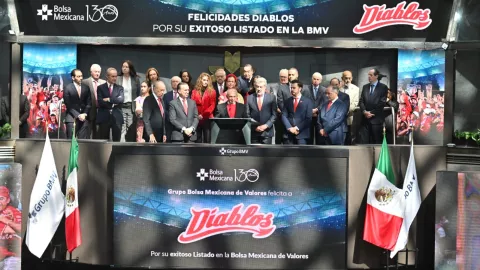 Diablos Rojos del México en la Bolsa Mexicana de Valores