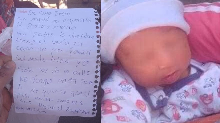 Abandonan a recién nacido.