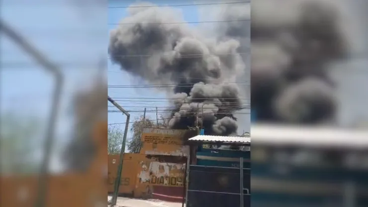 Incendio en Tierra Blanca
